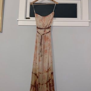 Gypsy maxi strapless dress